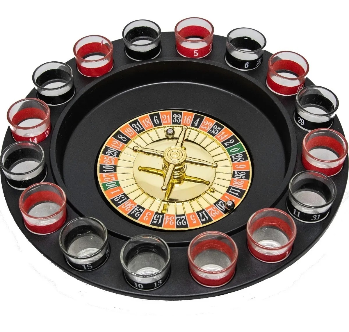 Juego De Mesa Ruleta Tragos 16 Copas